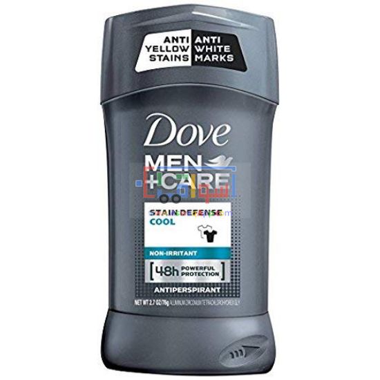 صورة Dove Men+Care Stain Defense Antiperspirant Deodorant Stick, Cool 76 g