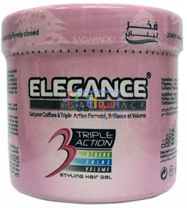 Picture of Elegance Triple Action Hair Styling Gel nahdi color  , 1000 ml