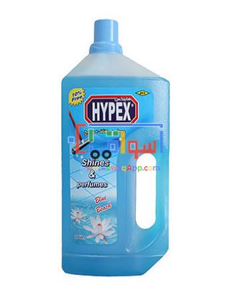Picture of Hypex freshener and floor polisher, blue sea scent, 1000 ml