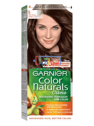 Picture of  GARNIER Color Naturals creme nouorishing Permanent Hair light brown  Color 5