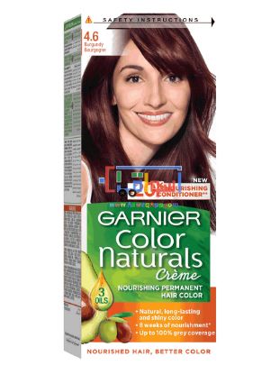 Picture of  GARNIER Color Naturals creme nouorishing Permanent Hair  Burgundy  Color 4.60