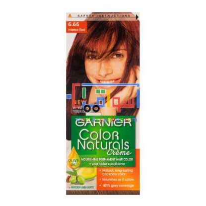 Picture of  GARNIER Color Naturals creme nouorishing Permanent Hair  Intense Red  Color 6.66