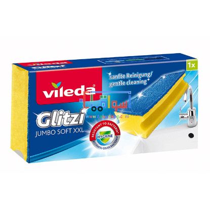 Picture of Vileda Glitzi Jumbo Soft  - Cleans large surfaces in the bathroom with minimal effort.