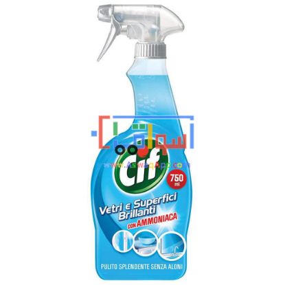 Picture of CIF SPRAY GLASSES AND SURFACES WITH AMMONIA 750 ML