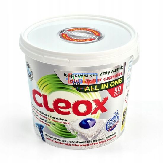 Picture of CLEOX - Dishwasher capsules All In One 50 pcs.