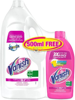 Picture of Vanish Liquid Stain Remover White 1.8L and 500ml Pink - 2 Piece
