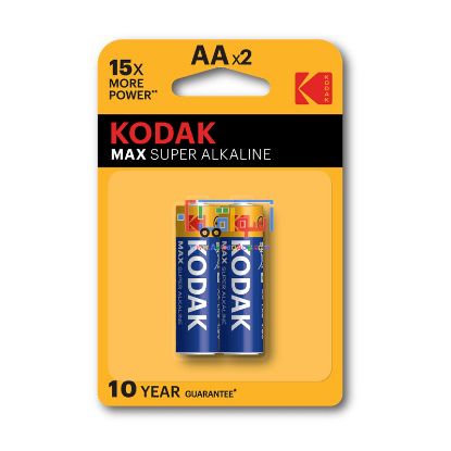 Picture of KODAK Max Alkaline batteries AA * 2