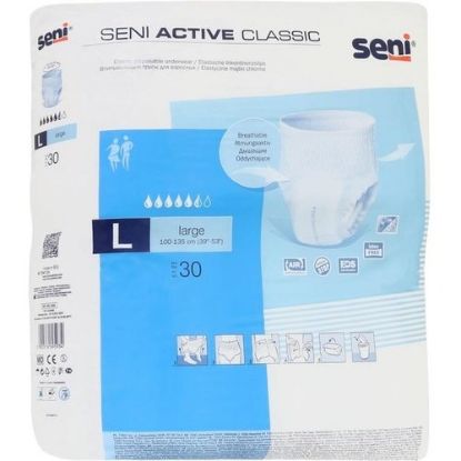 Picture of Seni Active Classic Breathable Pull Ups  - Large (30 Pieces)