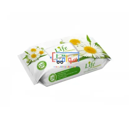 Picture of Live Wet Wipes 120 Wipes, Chamomile Scent