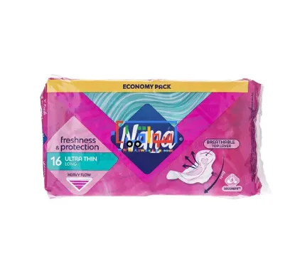 Picture of Nana Ultra Long/Super Sanitary Pads With Wings, 16 Count