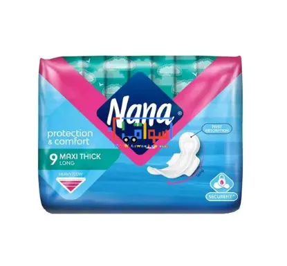 Picture of Nana Women Pads Economy Pack Maxi Thick Long 9 Pads