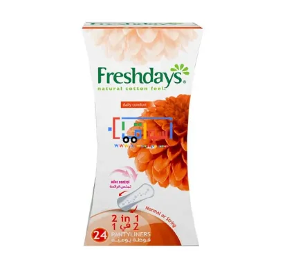 Picture of Freshdays Daily Liners Normal 2-in-1 24 Pads