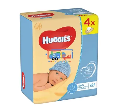 Picture of Huggies Wet Wipes Pure Baby Newborn Infant Skin Sensitive 99% Water