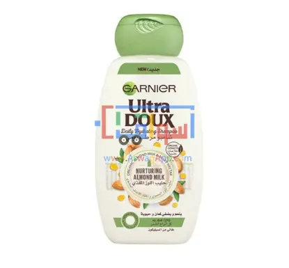 Picture of Garnier Ultra Doux Almond Milk Hydrating Shampoo, 600 ml