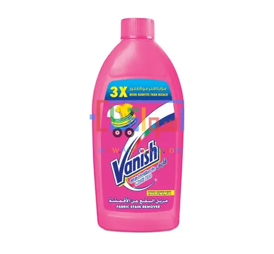 Picture of Vanish Stain Remover for Colored and White Clothes 500 ml, Pink Liquid