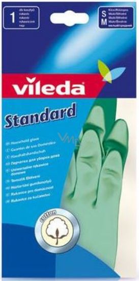 Picture of Vileda Standard Rubber Gloves With Small 1 Pair